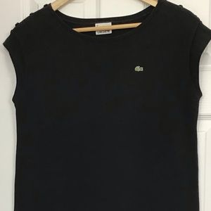 PRE LOVED LACOSTE BLACK COTTON DRESS
